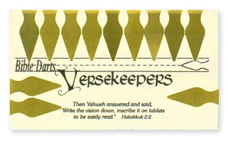 Verse Keeper 12ct Pack - Brass